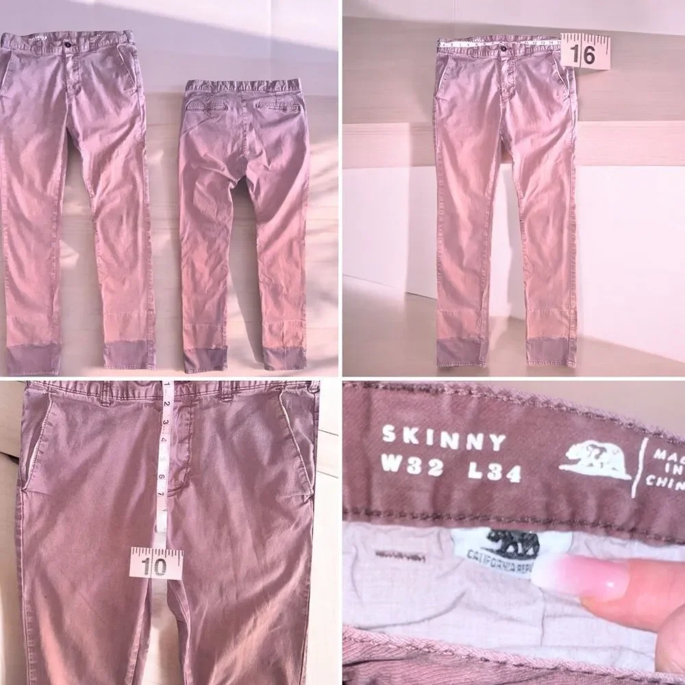 Bullhead Denim Co l Skinny Jeans l 32x34 l 2-tone Rose l 4-pocket design l EUC